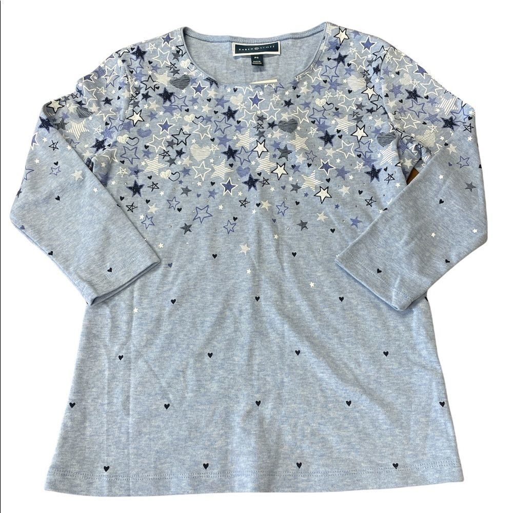 Karen Scott Printed Top 